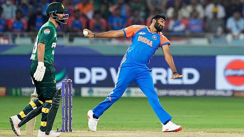 AP|Altaf Qadri : India cruised to a five-wicket win and lifted their ninth Asia Cup trophy.  