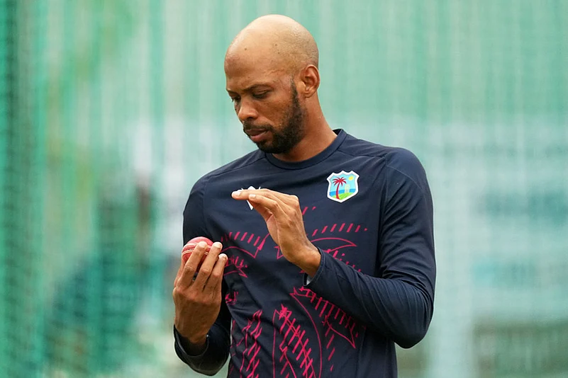 West indies tour of India IND vs WI Test cricket series WI training photos_Roston Chase