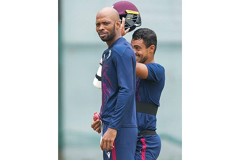 West indies tour of India IND vs WI Test cricket series WI training photos_Roston Chase