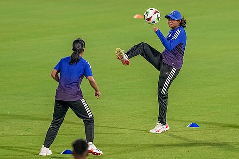 ICC Women's Cricket World Cup: Team India training