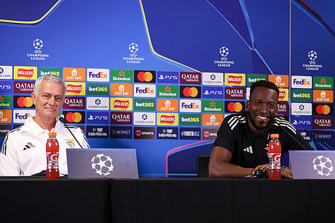 Benfica's head coach Jose Mourinho