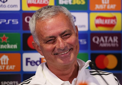 Benfica's head coach Jose Mourinho