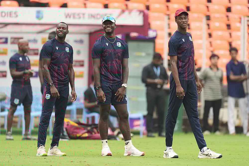 | Photo: AP/Ajit Solanki : West Indies Tour Of India 2025: WI training