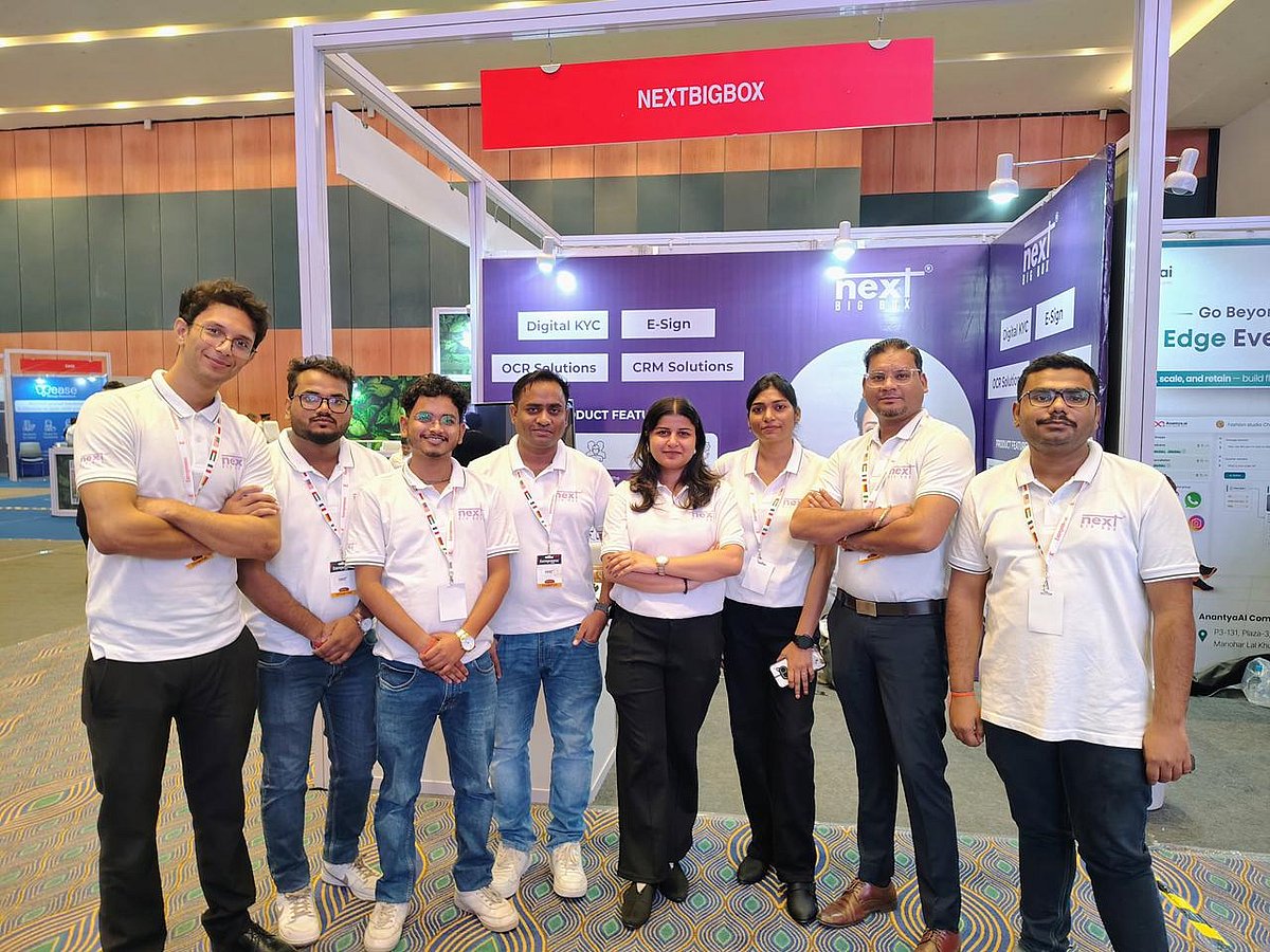 Nextbigbox team at Entrepreneur 2025 Exhibition