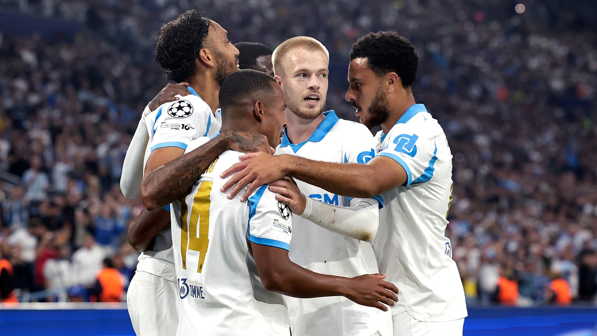 Marseille celebrate against Ajax
