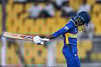 | Photo: AP/Anupam Nath : ICC Women's Cricket World Cup 2025: India vs Sri Lanka