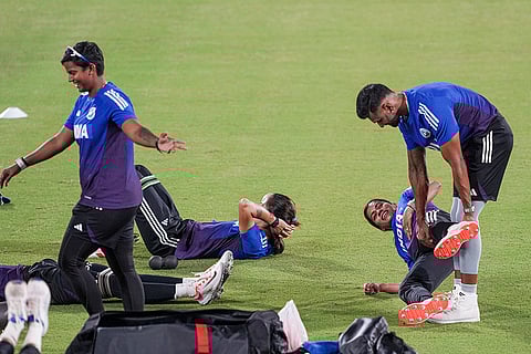 ICC Women's Cricket World Cup: Team India training