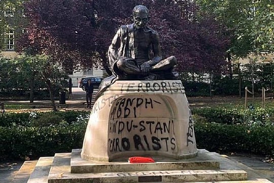 Mahatma Gandhi’s Statue Vandalised In London Ahead Of Gandhi Jayanti