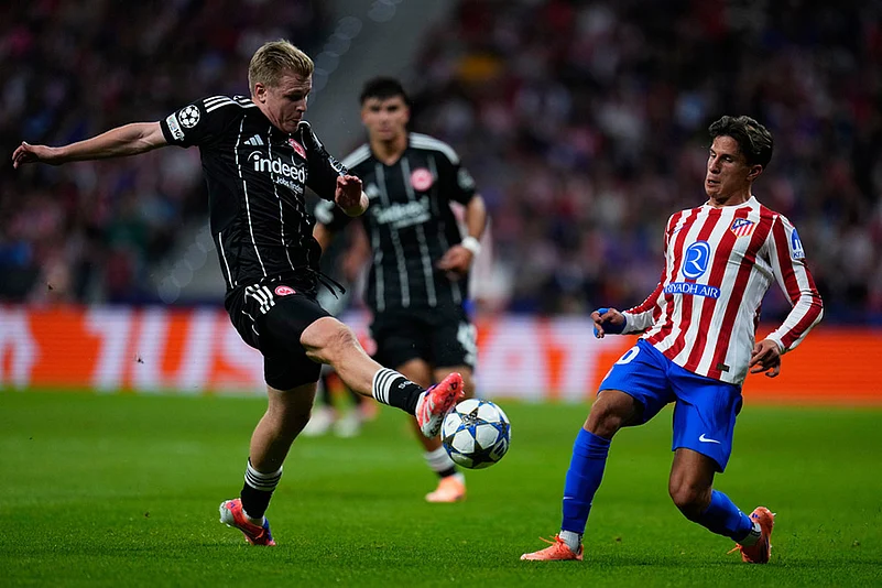 UEFA Champions League 2025-26 match Atletico Madrid vs Eintracht Frankfurt_Giuliano Simeone