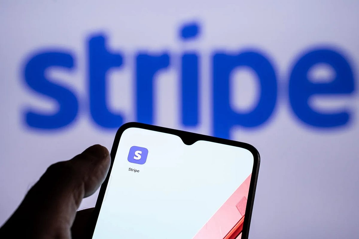 Stripe app on a mobile device