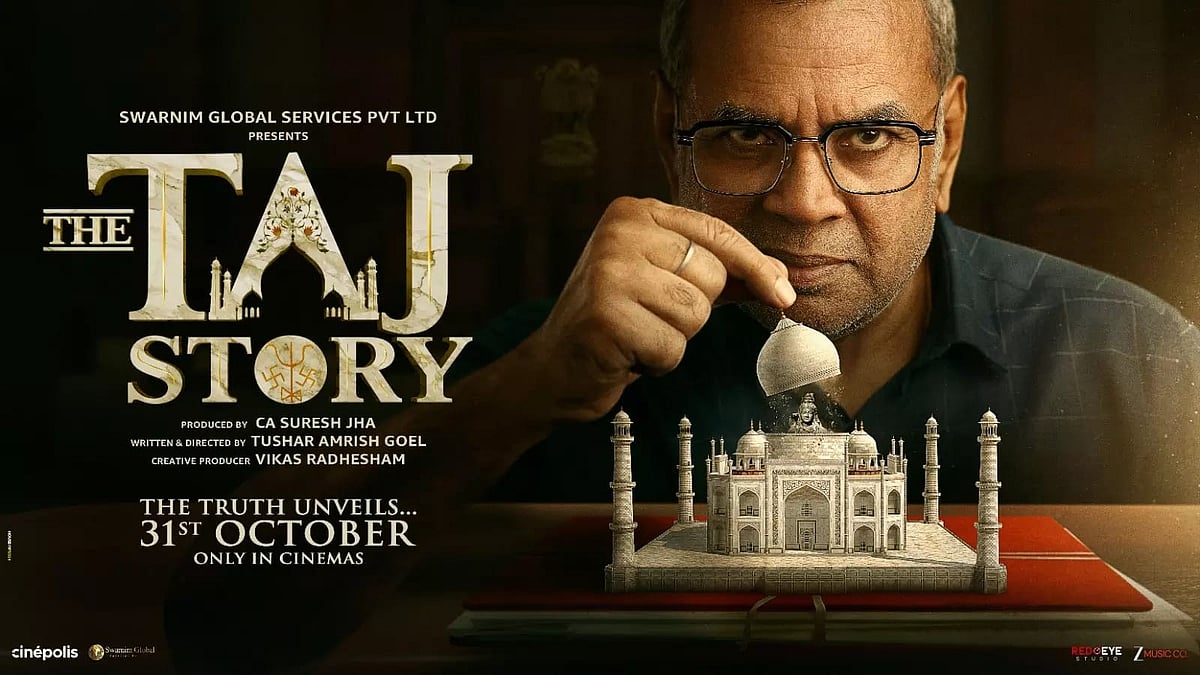 Paresh Rawals Taj Story poster controversy