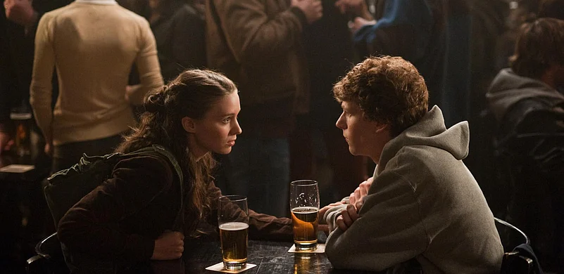 Rooney Mara & Jesse Eisenberg in The Social Network (2010)