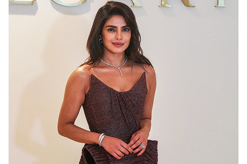Priyanka Chopra at Bvlgaris Serpenti Infinito Exhibition inauguration