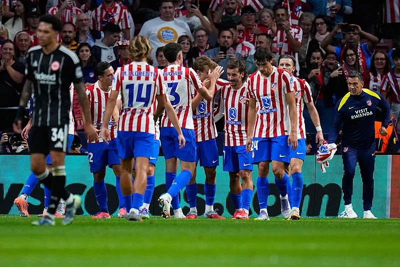 UEFA Champions League 2025-26 match Atletico Madrid vs Eintracht Frankfurt_Antoine Griezmann
