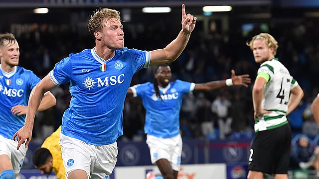 Napoli 2-1 Sporting CP, UEFA Champions League: Hojlund At The Double As Conte's Men Win In Europe