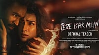 YouTube : Dhanush and Kriti Sanon starrer Tere Ishk Mein teaser out