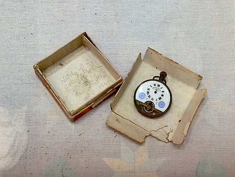 Pocketwatch of Pt. Devi Dass from Nusserhra