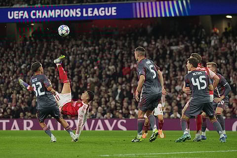 Champions League Soccer Match: Olympiakos vs Arsenal