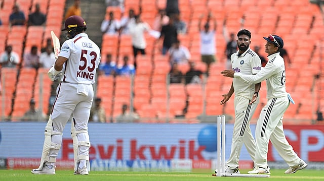 Mohammed Siraj Celebrates Ronaldo-Style After Capitalizing On Brandon King Brainfade In IND Vs WI 1st Test, Watch Video