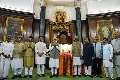 Gandhi Jayanti at Parliament House