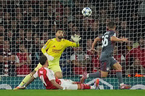 Britain Soccer Champions League: Arsenal vs Olympiakos