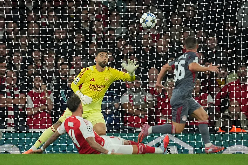 Britain Soccer Champions League: Olympiakos vs Arsenal