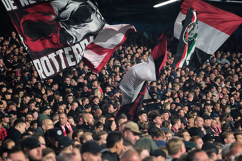 UEFA Europa League 2025-26 soccer match Feyenoord vs Aston Villa_Soccer fans