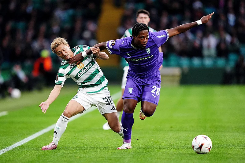 UEFA Europa League 2025-26 soccer match Celtic Vs Braga_Daizen Maeda