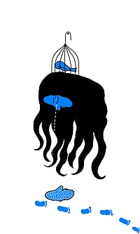 Presence Through Absence: How Losing A Life Partner Affects Mental Health Artwork by Anupriya : The stories of people say the same thing: death is inevitable, but losing your other half turns your entire world upside down.