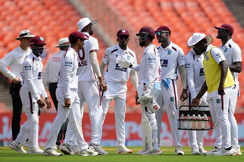 India vs West indies cricket series 1st test day 2 photos