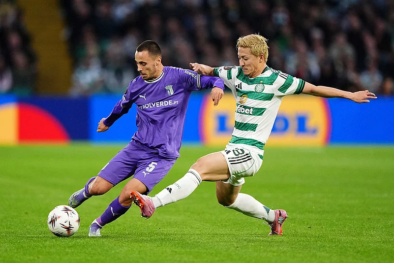 UEFA Europa League 2025-26 soccer match Celtic Vs Braga_Daizen Maeda