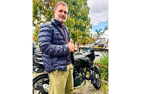 Rahul Gandhi praises Indian motorcycle brands' presence in Colombia
