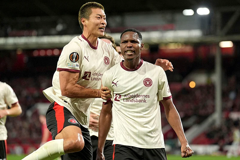 UEFA Europa League 2025-26 soccer match Nottingham Forest vs Midtjylland_Ousmane Diao