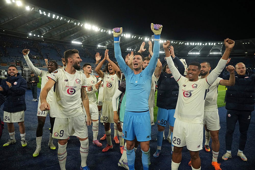 | Photo: AP/Andrew Medichini : UEFA Europa League 2025-26: AS Roma vs LOSC Lille