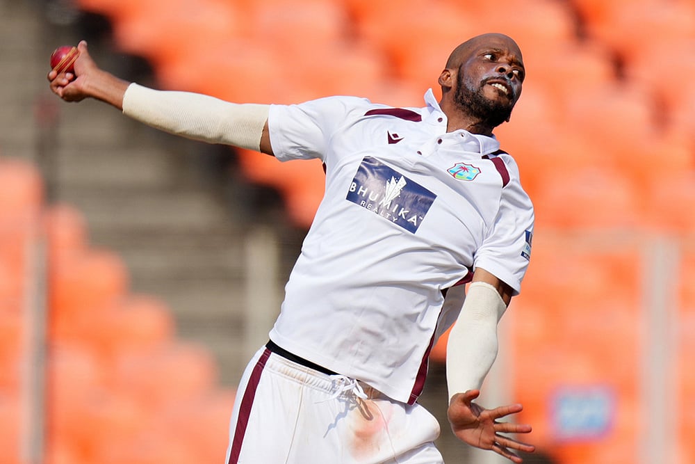 India vs West indies cricket series 1st test day 2 photos: Roston Chase 
