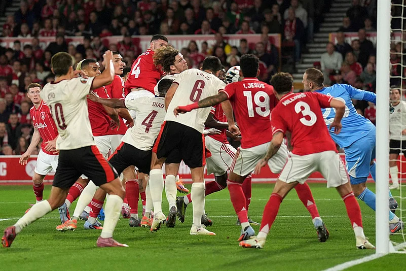 UEFA Europa League 2025-26 soccer match Nottingham Forest vs Midtjylland_Mads Sorensen