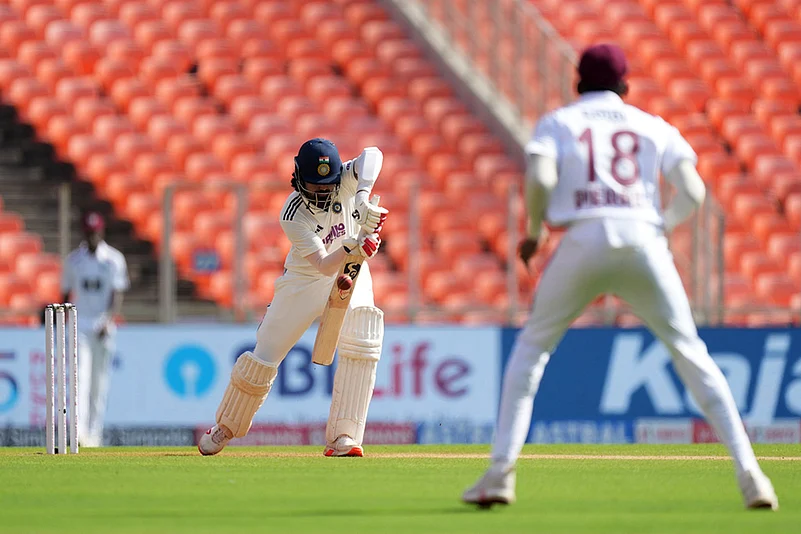 India vs West indies cricket series 1st test day 2 photos: KL Rahul