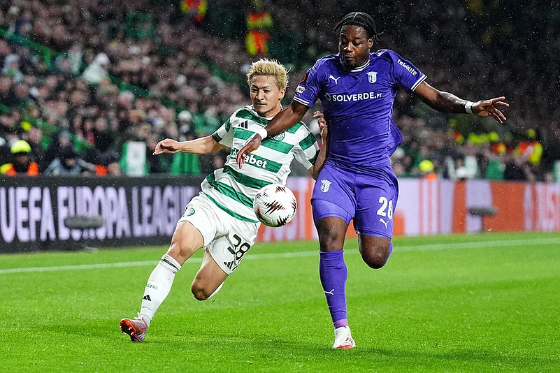 UEFA Europa League 2025-26 soccer match Celtic Vs Braga_Daizen Maeda