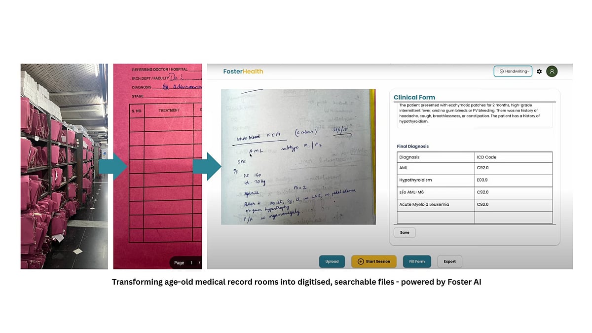 Transforming a room of paper medical records into digital, searchable files using Foster AI