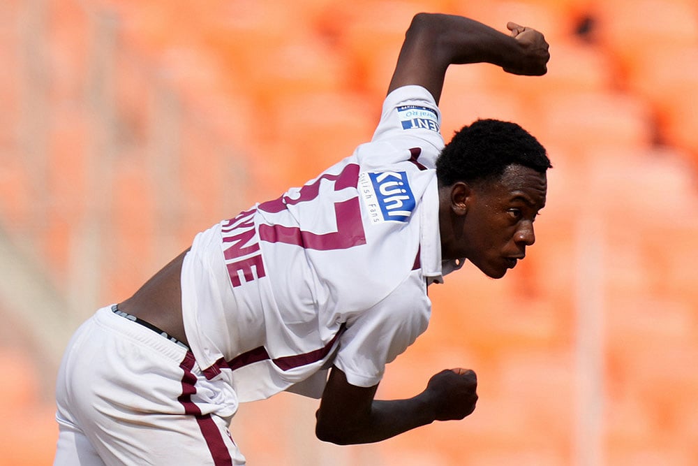 India vs West indies cricket series 1st test day 2 photos: Johann Layne