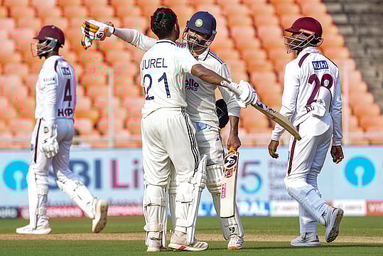 IND Vs WI 1st Test Day 2: Jadeja Century Helps India Build 286-Run Lead In Ahmedabad