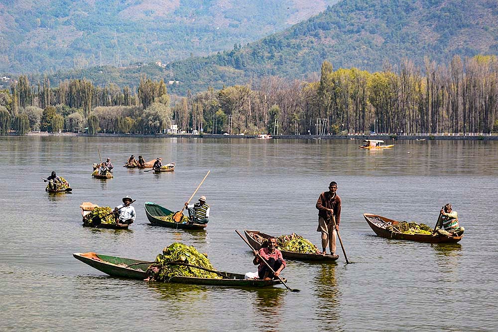 Dal Lake cleaning in Srinagar