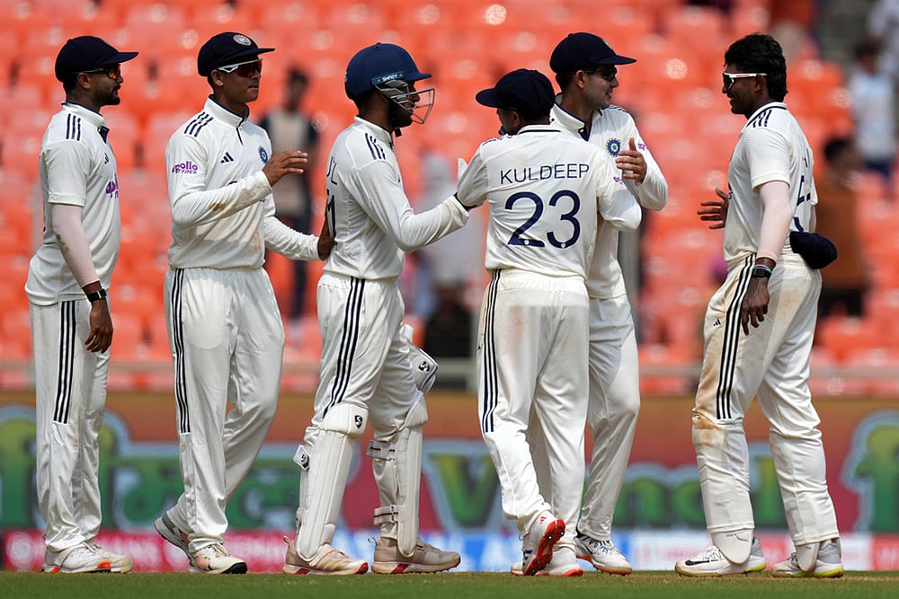 | Photo: AP/Ajit Solanki : India Vs West Indies, 1st Test Day 3