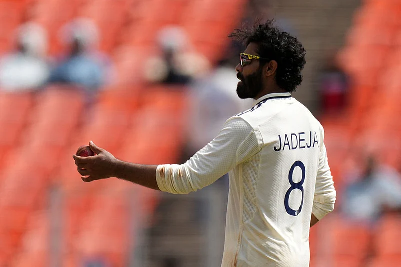 India Vs West Indies cricket series 1st Test match Day 3 photos: Ravindra Jadeja