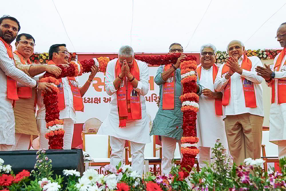 New Gujarat BJP chief Jagdish Vishwakarma