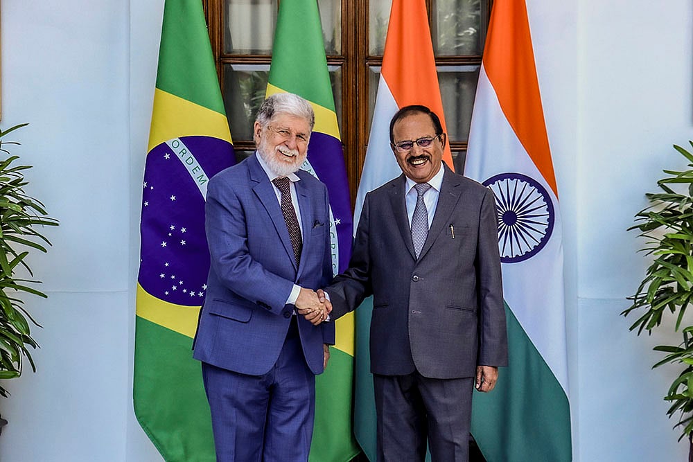 Ajit Doval with Advisor to Brazilian Prez