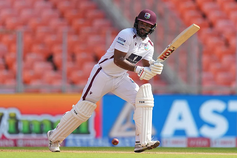 India Vs West Indies cricket series 1st Test match Day 3 photos: John Campbell