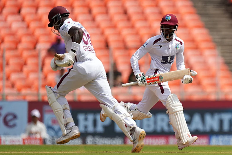 India Vs West Indies cricket series 1st Test match Day 3 photos: Justin Greaves