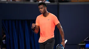 Giovanni Mpetshi Perricard overcame Taylor Fritz on Sunday