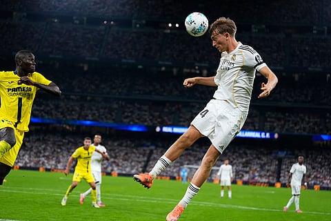 La Liga soccer match: Villarreal vs Real Madrid